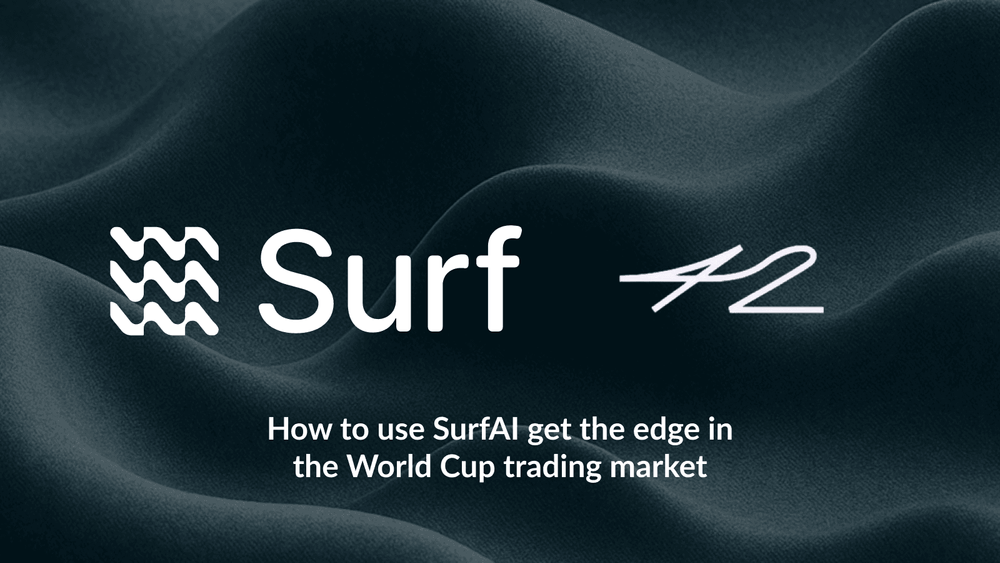 How to Find an Edge in World Cup Markets with Surf AI & 42.Space